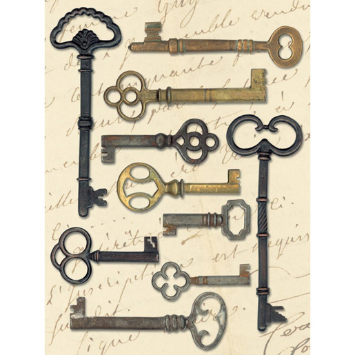 Metal Art Keys 10 Pack from