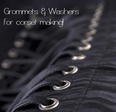 grommets washers corset making