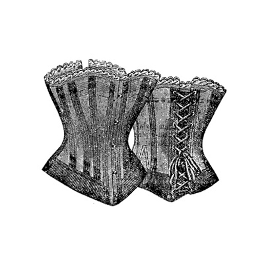 Boned Corsets with Lacing Patterns from CorsetMakingSupplies.com
