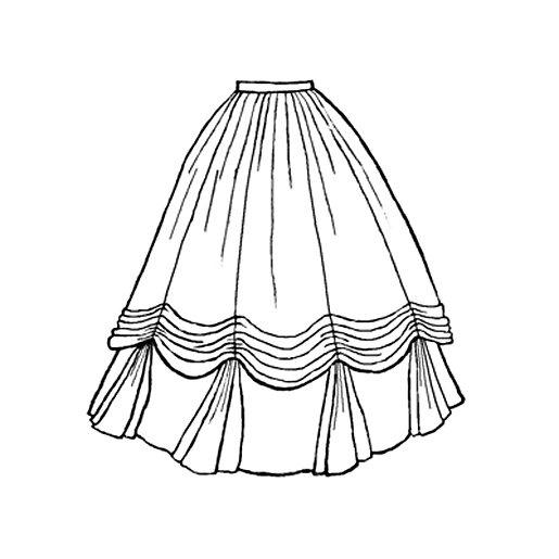 Sewing a outlet ball gown skirt