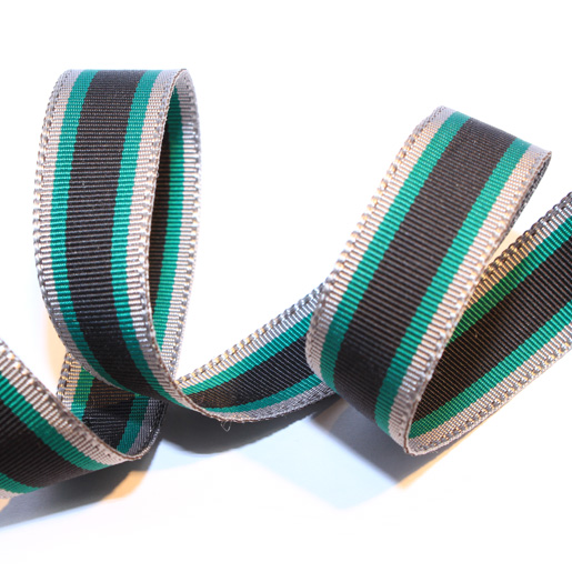 black grosgrain ribbon