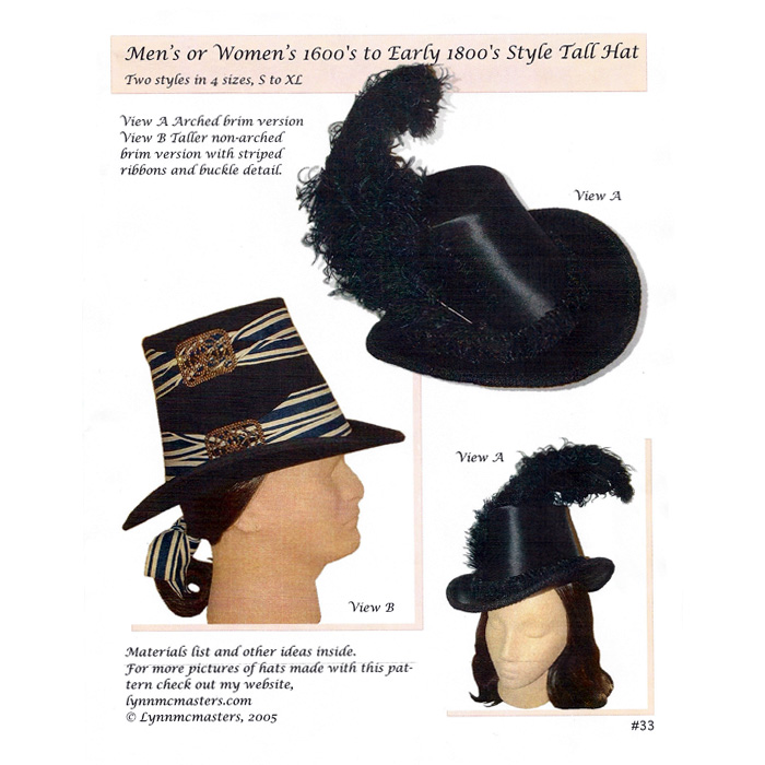 Victorian Men's or Women's Georgian Tall Hat