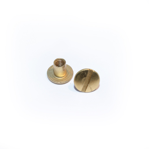 Chicago Screw 1/4 Antique Brass - 10 Sets from