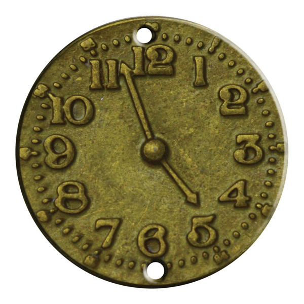 Brass Clock Face Embellishment from