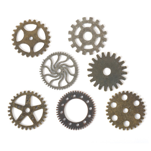 Steampunk Gears from CorsetMakingSupplies.com