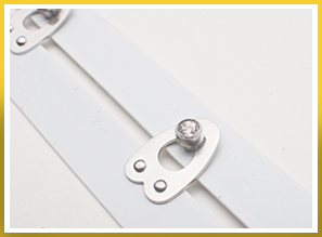 Close up image of a diamond stud busk